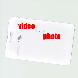 4GB Pinhole ID Card Hidden Camera Surveillance Covert DVR Spy Motion 