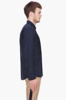 Marc By Marc Jacobs Dark Blue Silk Blend Shirt for men  