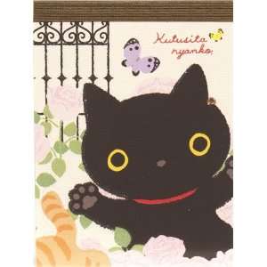  kawaii Kutusita Nyanko black cat mini Memo Pad Toys 