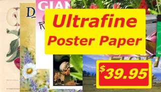 Glossy 13 x 19 100 Sheets Inkjet Poster Paper  