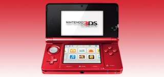 NINTENDO 3DS FLAME RED + SUPER MARIO 3D LAND HOLIDAY BUNDLE NEW SEALED 