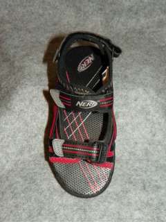 NWT NERF Toddler Youth Boys Red Sandals 8 9 10 11 13 1  