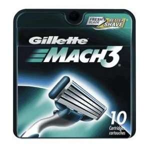  Gill Mach3 Blades Men Size 10