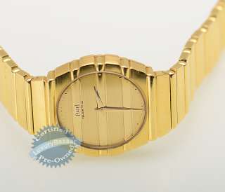Piaget Polo 18K Yellow Gold Watch   Case Dial & Bracelet all in 18K 