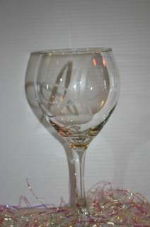 Personalized Acid Etched Wine Glasses  