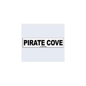  Seaweed Surf Co Pirate Cove Aluminum Sign 18x4 in 