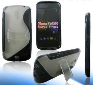 Samsung Galaxy Nexus 3 Prime Case i9250 Hard cover w/ STAND Black 