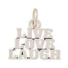 Clevereve CleverSilvers Live Love Laugh Charm