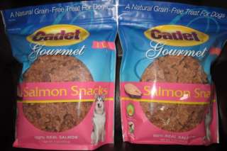   100% Salmon Snacks 300 Pieces Dog Treats Grain Free Omega 3 & 6  
