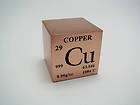 pure copper metal element cube 99 9 % pure 145