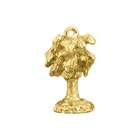 Katarina Vermeil 22K Gold on Sterling Silver Palmetto Tree Charm