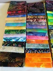   Dye Lot of 47 Fat Quarters & 5 yds Fabric Quilt Quilting Cotton  