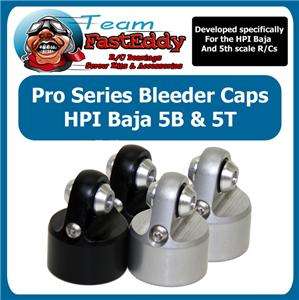 Bleeder Shock Caps by Fast Eddy Baja 5b 5T (Silver)  