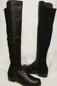   WEITZMAN 5050 CADET BLACK NAPPA LEATHER BOOTS SHOES 4 M $595  