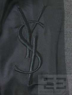 YSL Yves Saint Laurent 2 Piece Grey Wool Jacket & Pant Mens Suit Size 