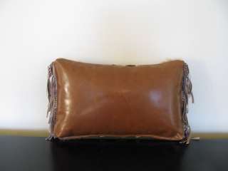   LEATHER/COWHIDE LEATHER/SOUTHWESTERN TAPESTRY PILLOWS  