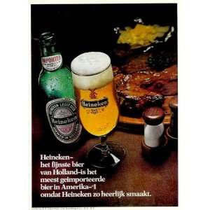  1976 Heineken Steak Advertisement (Color) Everything 