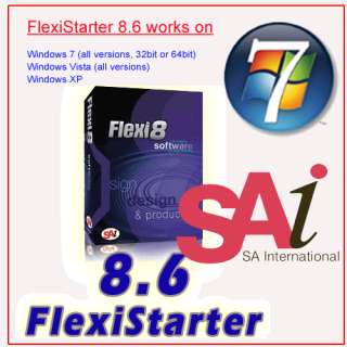FlexiStarter 8.6 vinyl cutter FlexiSign Flexi Sign *NEW  