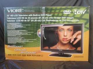   32 Flat Panel LCD HDTV DVD Broken Screen TV AS IS PARTS REPAIR  
