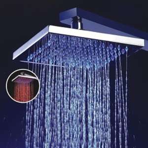  Mount Rainfall Showerhead LED shower head with Build in LED Light,do 