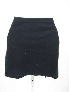 MALO Black Cotton Mid Thigh Length Mini Skirt Size 42  