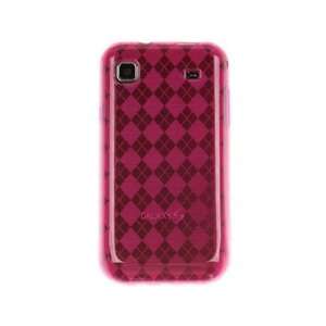  Flexible Plastic TPU Phone Case Cover Transparent Hot Pink 