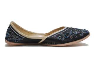 Indian Flat/Pumps/Ballet/Khussa Shoes 4 colours UK4 8  