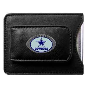 Dallas Cowboys NFL Card/Money Clip Holder (Leather)  