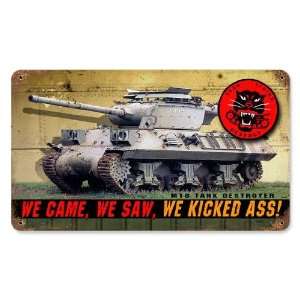  M10 Tank Allied Military Vintage Metal Sign   Victory 