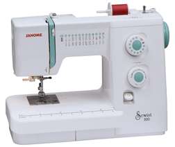 Janome Sewing Machine Sewist 500 + 7034D Serger Package Combo New 
