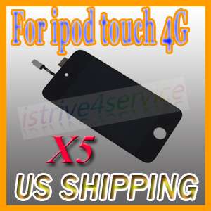   DIGITIZER GLASS WITH LCD DISPLAY REPLACEMENT FOR IPOD TOUCH 4TH GEN 4G