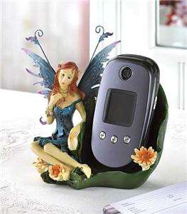 FAIRY/ Pixie Statue CELL PHONE HOLDER/ Storage Stand  