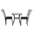 Wicker Lane 3pc Acacia Patio Bistro Set