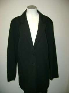 Eileen Fisher Ponte Notch Collar Jacket 2X Black NWT  