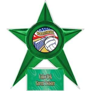 Volleyball Stellar Ice 7 Trophy GREEN STAR/GREEN TWISTER PLATE 
