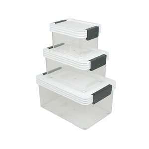  Airtight Storage Boxes   Set of 3