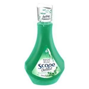    Scope Mouthwash, Long Lasting Mint 25.4 fl oz (750 ml) Beauty