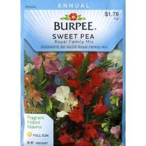  Burpee 36634 Sweet Pea Royal Family Seed Packet Patio 