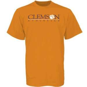 Clemson Tigers Orange Campus Yard T shirt Sports 
