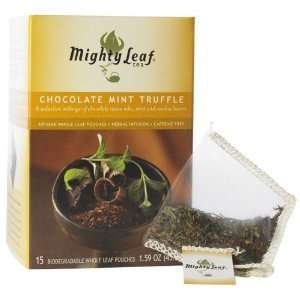 Mighty Leaf Chocolate Mint Truffle (1 Box, 15 Tea Bags)  