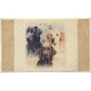  Cabelas Three Labs Bath Rug