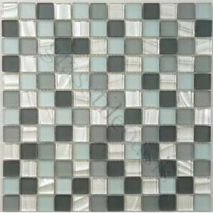   Series Glossy & Frosted Glass and Stone Tile   15535