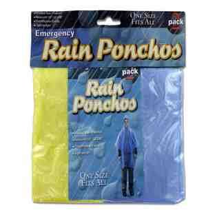 bulk buys Emergency rain ponchos   Case of 24 