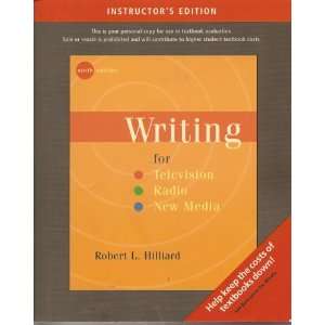 Writing for Television, Radio, New Media (Instructors 