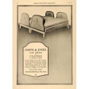  1918 Ad Smith Jones Day Bed Upholstered Furniture NY 