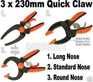 Heavy Duty Claw Clamp Non Slip Jaw Soft Grip Handle  
