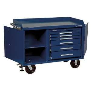  KENNEDY 4806BL Rolling Cabinet,48x26x36 In,6 Drawer,Blu 