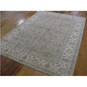  56 x 76 Olive Hand Knotted Wool Ziegler Rug Furniture & Decor