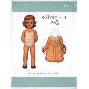  Oliver + S Bubble Dress Pattern 2T to 5 By The Each Arts 