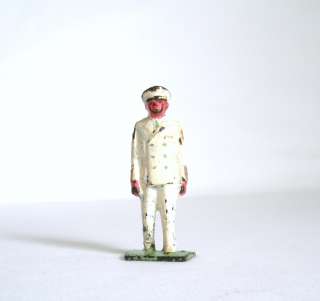   Cast Iron US Navy Officer Childs Toy Soldier 1930 Figure Military Man